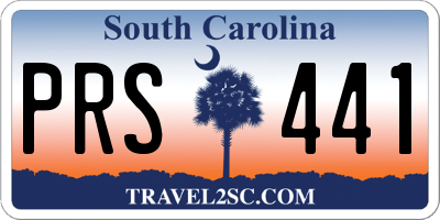 SC license plate PRS441