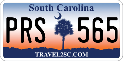 SC license plate PRS565