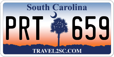 SC license plate PRT659