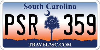 SC license plate PSR359