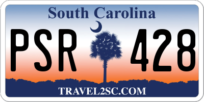 SC license plate PSR428
