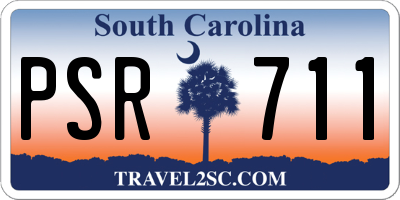 SC license plate PSR711