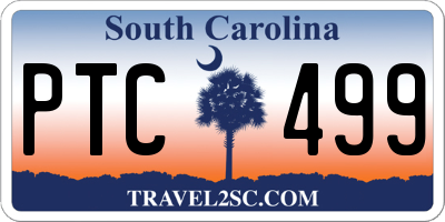 SC license plate PTC499