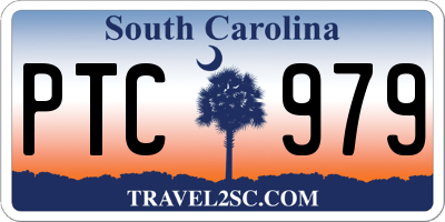 SC license plate PTC979