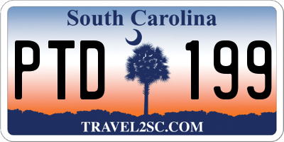SC license plate PTD199
