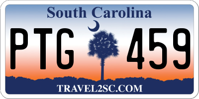 SC license plate PTG459
