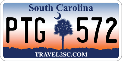 SC license plate PTG572