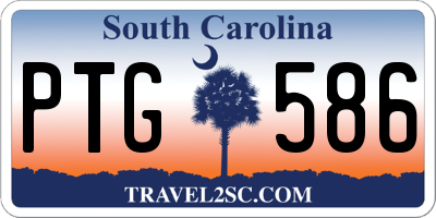 SC license plate PTG586