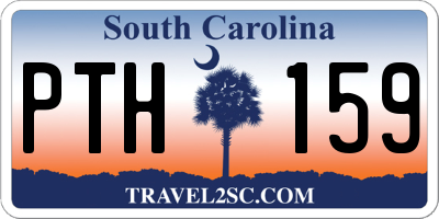 SC license plate PTH159