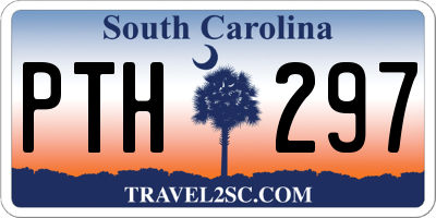 SC license plate PTH297