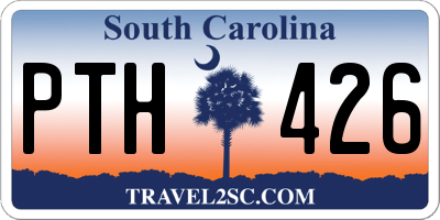 SC license plate PTH426