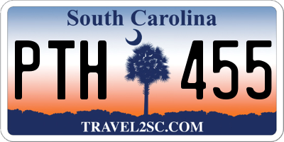 SC license plate PTH455