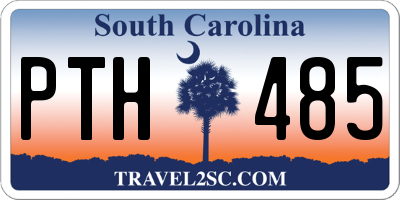 SC license plate PTH485