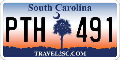 SC license plate PTH491