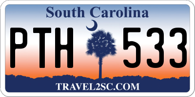 SC license plate PTH533