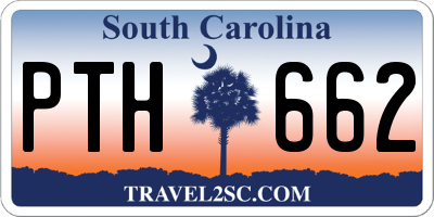 SC license plate PTH662