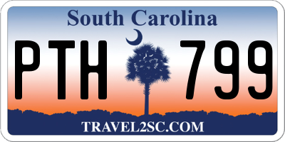 SC license plate PTH799