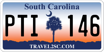 SC license plate PTI146