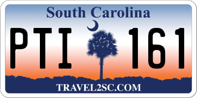 SC license plate PTI161