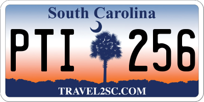 SC license plate PTI256
