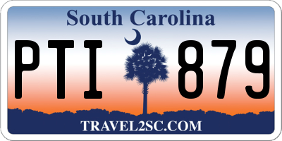 SC license plate PTI879