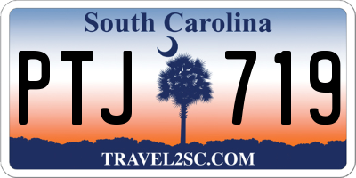 SC license plate PTJ719
