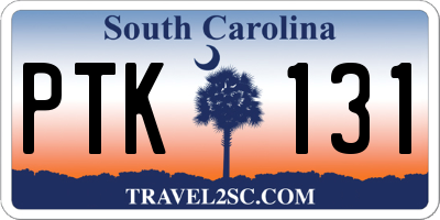 SC license plate PTK131
