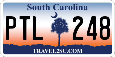 SC license plate PTL248