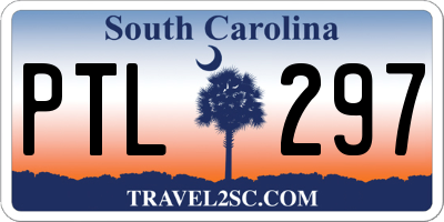 SC license plate PTL297