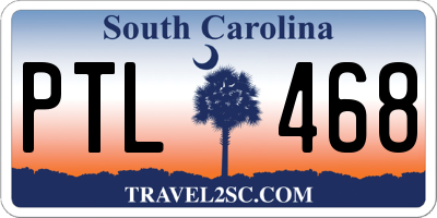 SC license plate PTL468