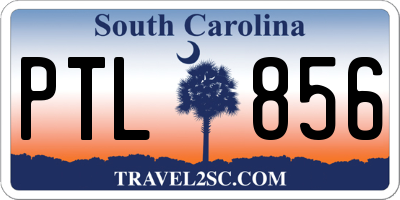 SC license plate PTL856
