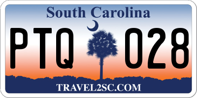 SC license plate PTQ028
