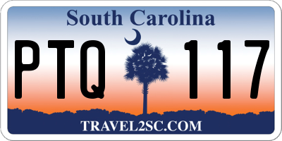 SC license plate PTQ117