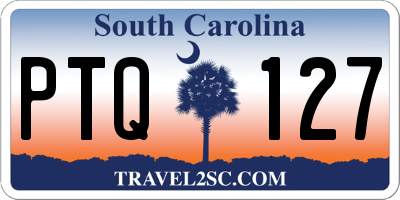 SC license plate PTQ127