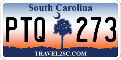 SC license plate PTQ273
