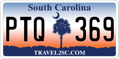 SC license plate PTQ369
