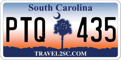 SC license plate PTQ435