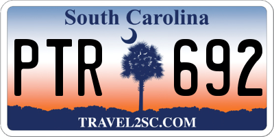 SC license plate PTR692
