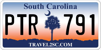 SC license plate PTR791