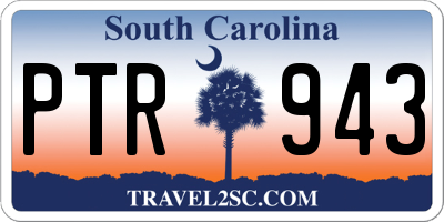 SC license plate PTR943