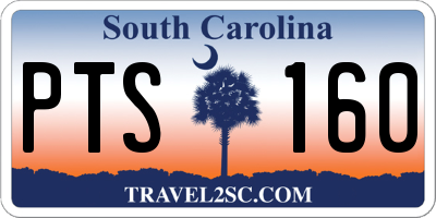 SC license plate PTS160