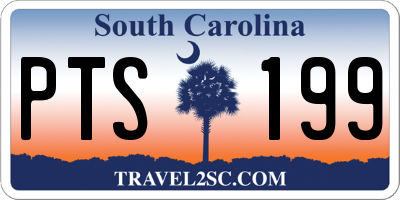 SC license plate PTS199