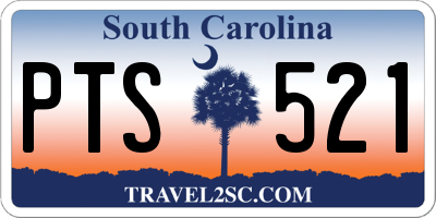 SC license plate PTS521