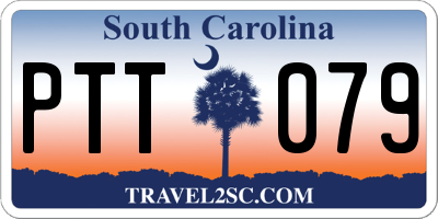 SC license plate PTT079