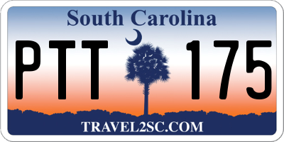 SC license plate PTT175