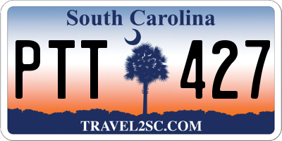 SC license plate PTT427