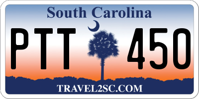 SC license plate PTT450