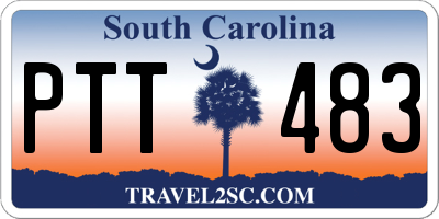 SC license plate PTT483