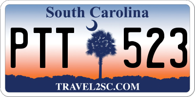 SC license plate PTT523