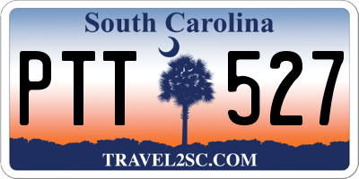 SC license plate PTT527